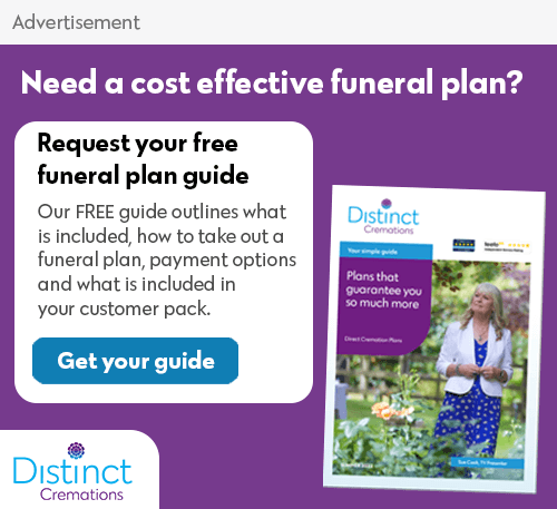 funeral plans guide ad