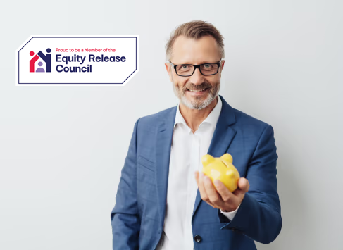 equity release council logo with man